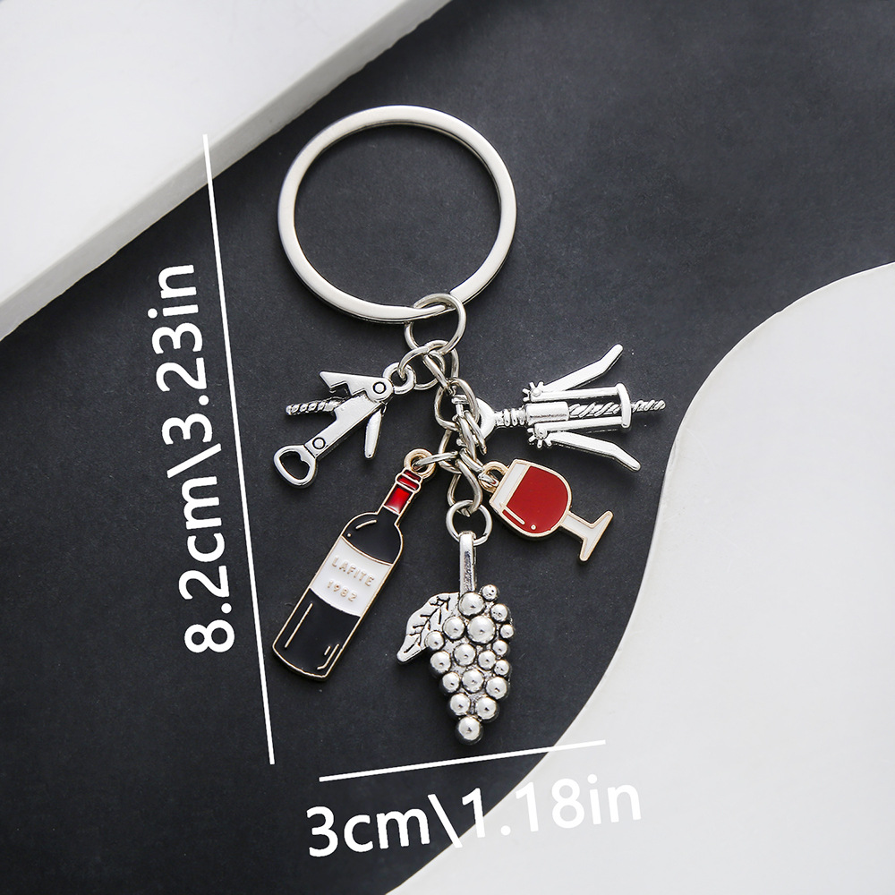 1:ER730-Drop Red Wine Keychain -12g