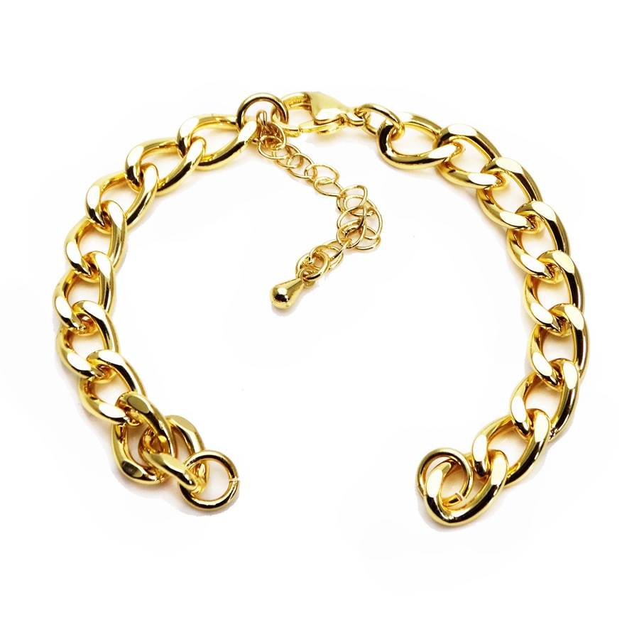 The bracelet is18.5cm long