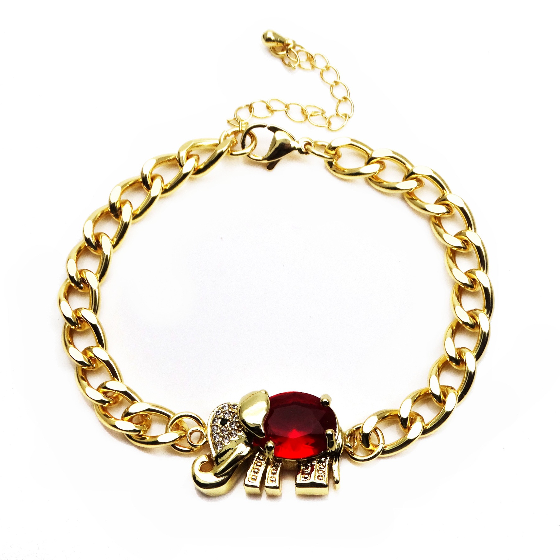 Red bracelet, 21cm