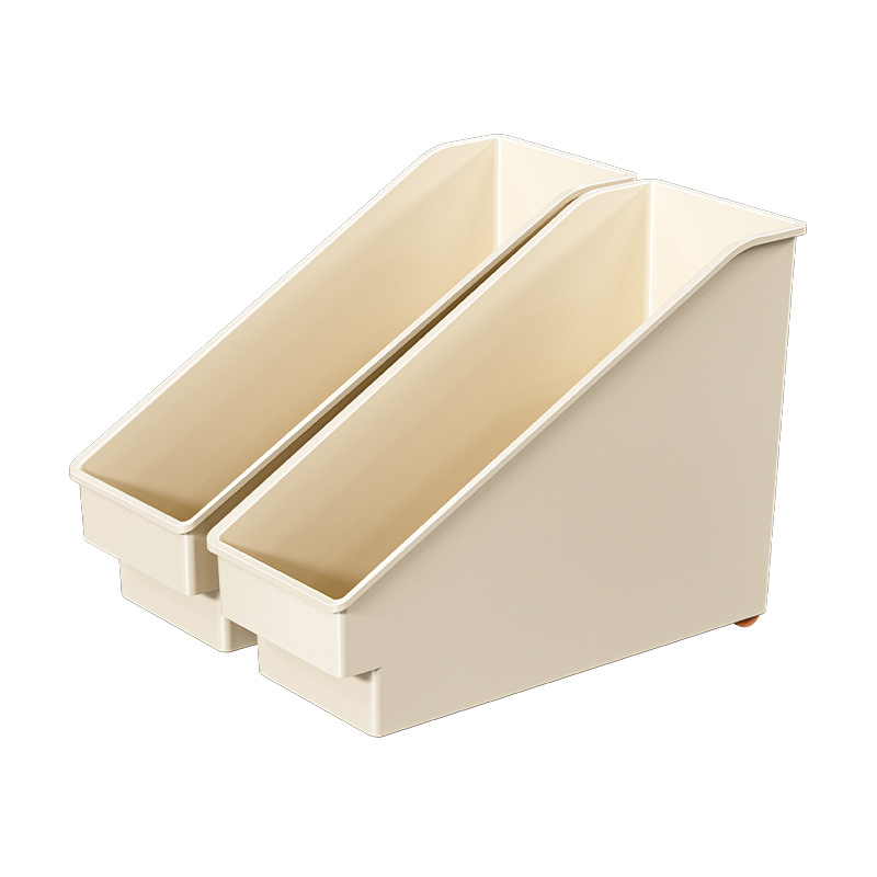 Slanted mouth style, milky white, 2 pieces