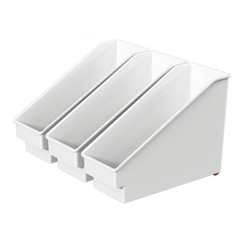 Slanted mouth style white 3 pack