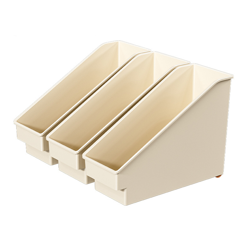 Slanted mouth style, milky white, 3 pieces