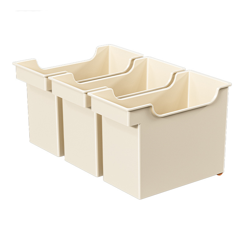 Wide mouth model, milky white, 3 pieces