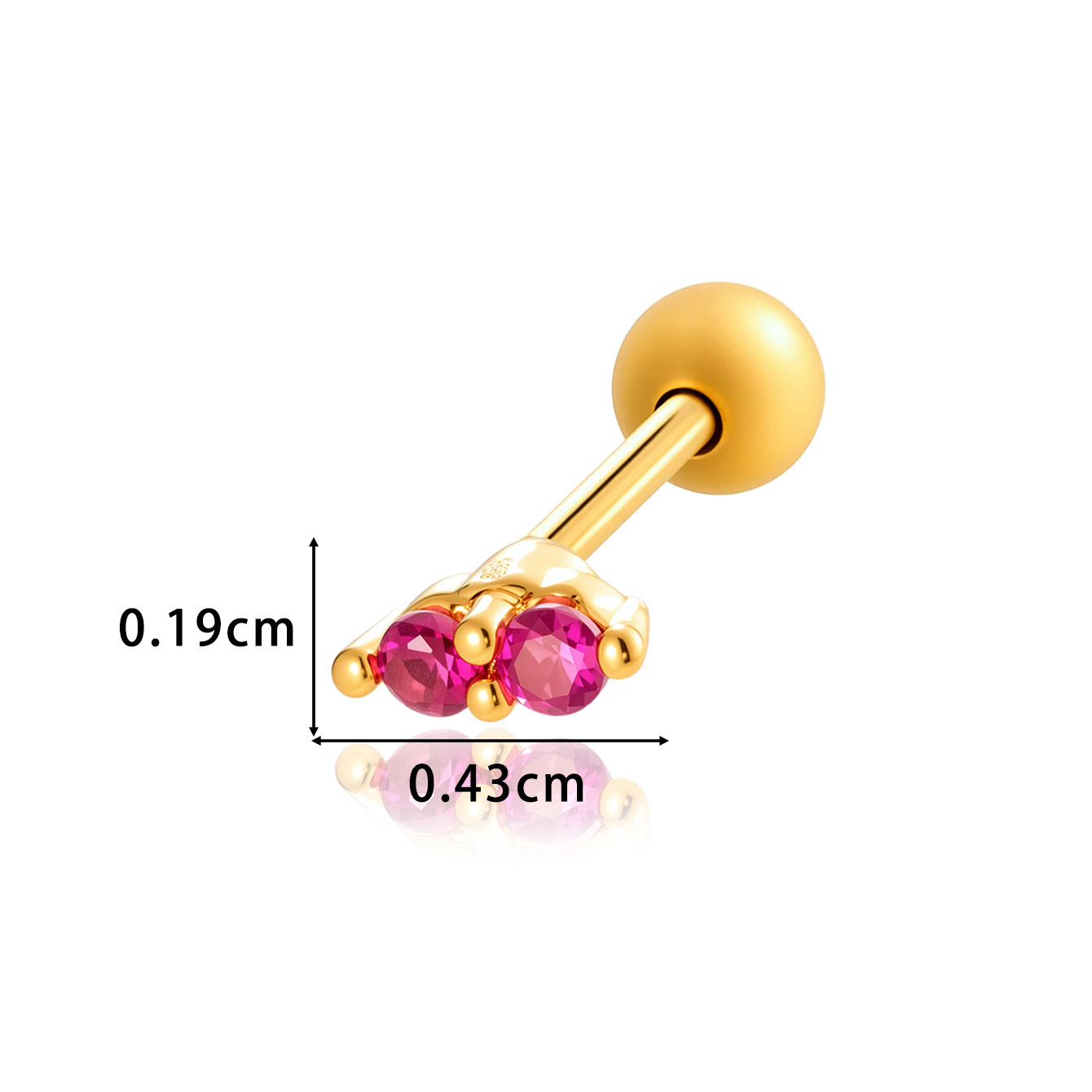 5:0176-3#Gold rose red