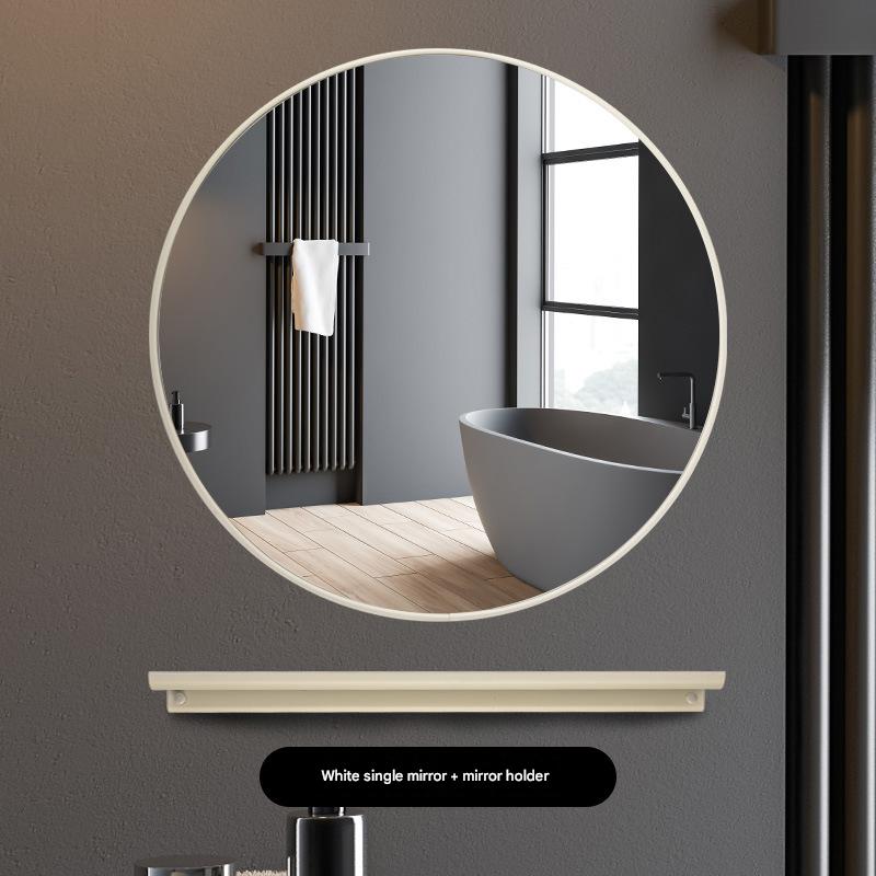 White with storage rack