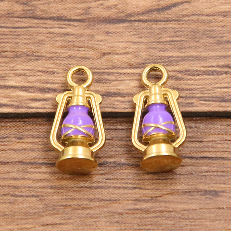 6:Purple oil lamp, 8X16mm