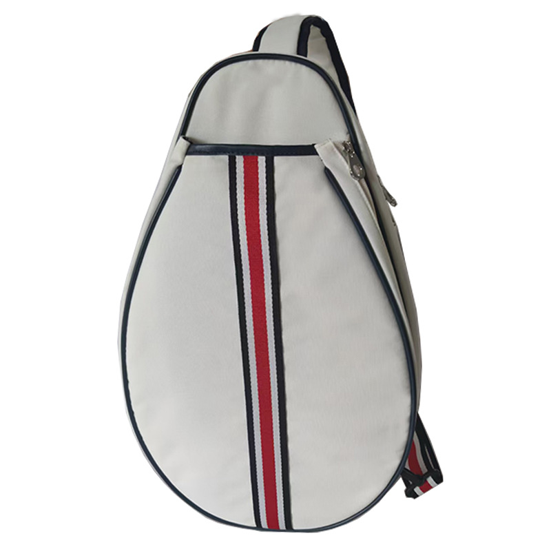 Off-white with red stripes