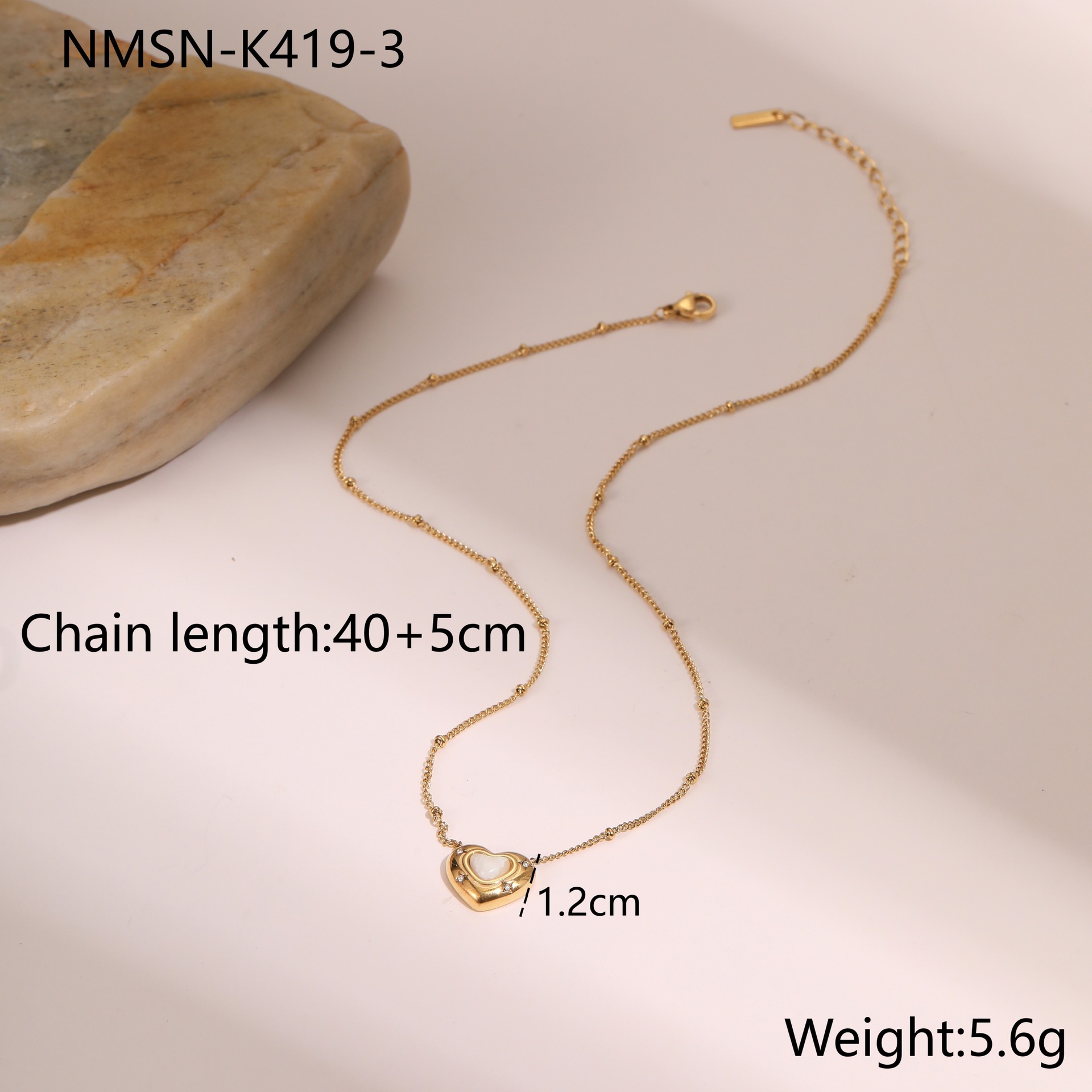 3:Gold - rose quartz