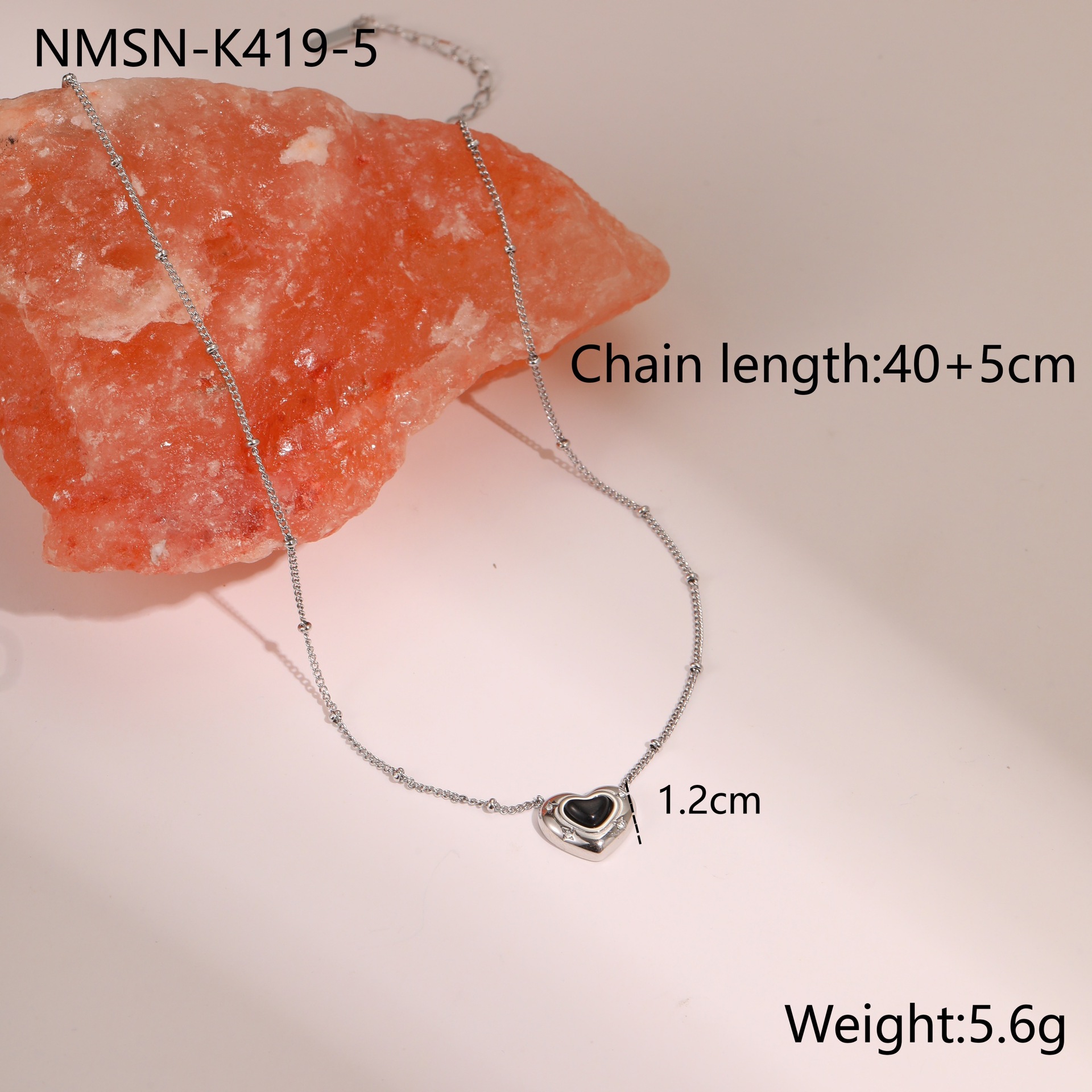 5:Steel color - black agate