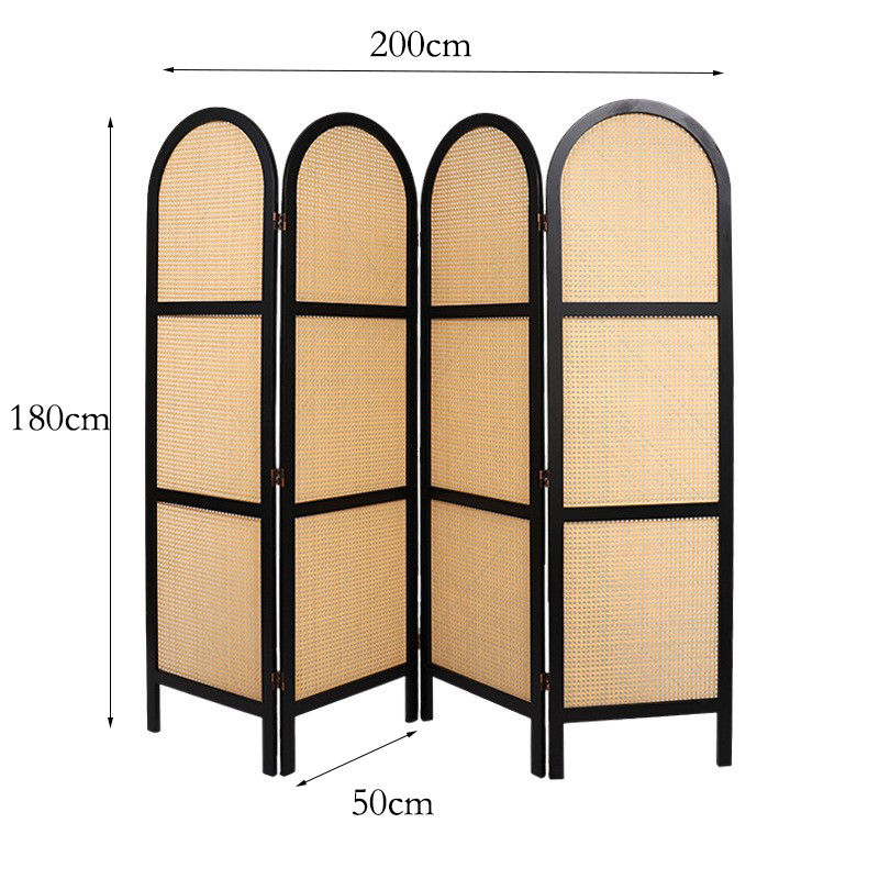E black 180cm/4-screen
