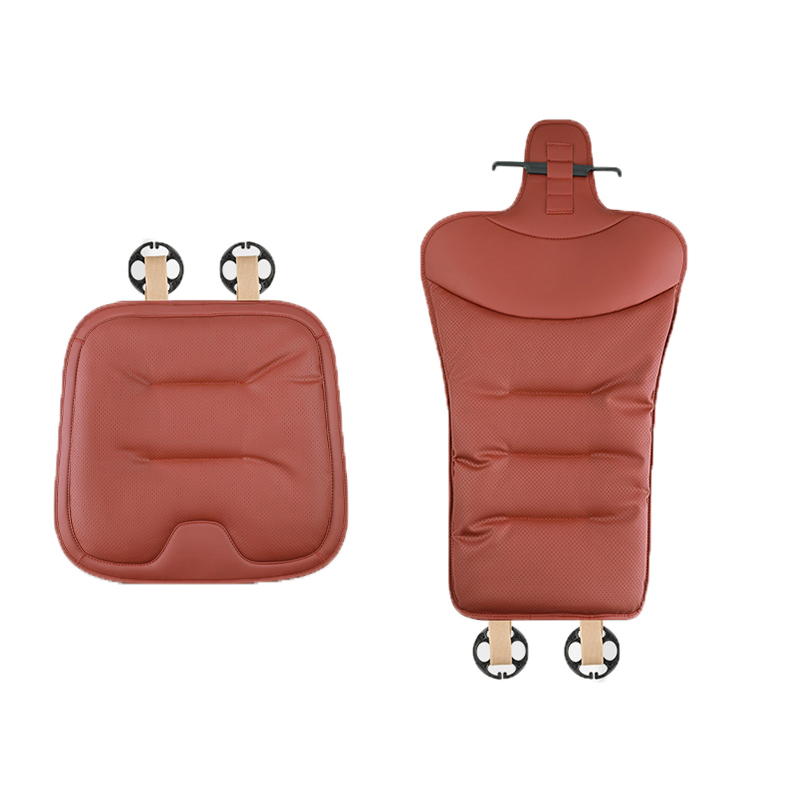 red Front seat cushion and backrest