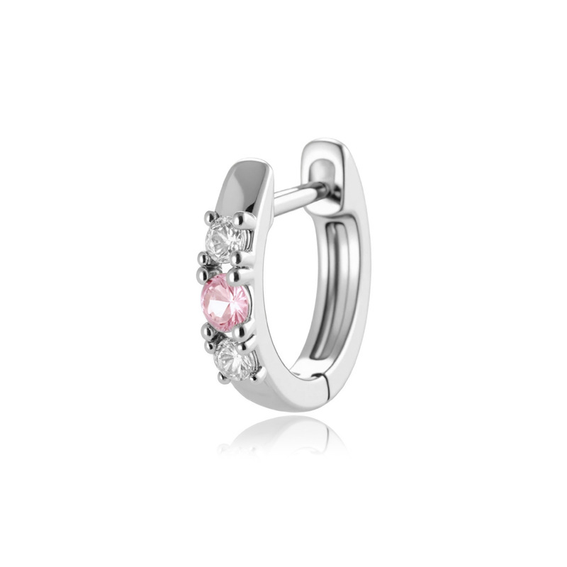 2:A481-pink earrings (single)