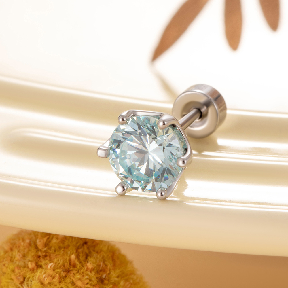 4:A95-3# light blue single (round cake)