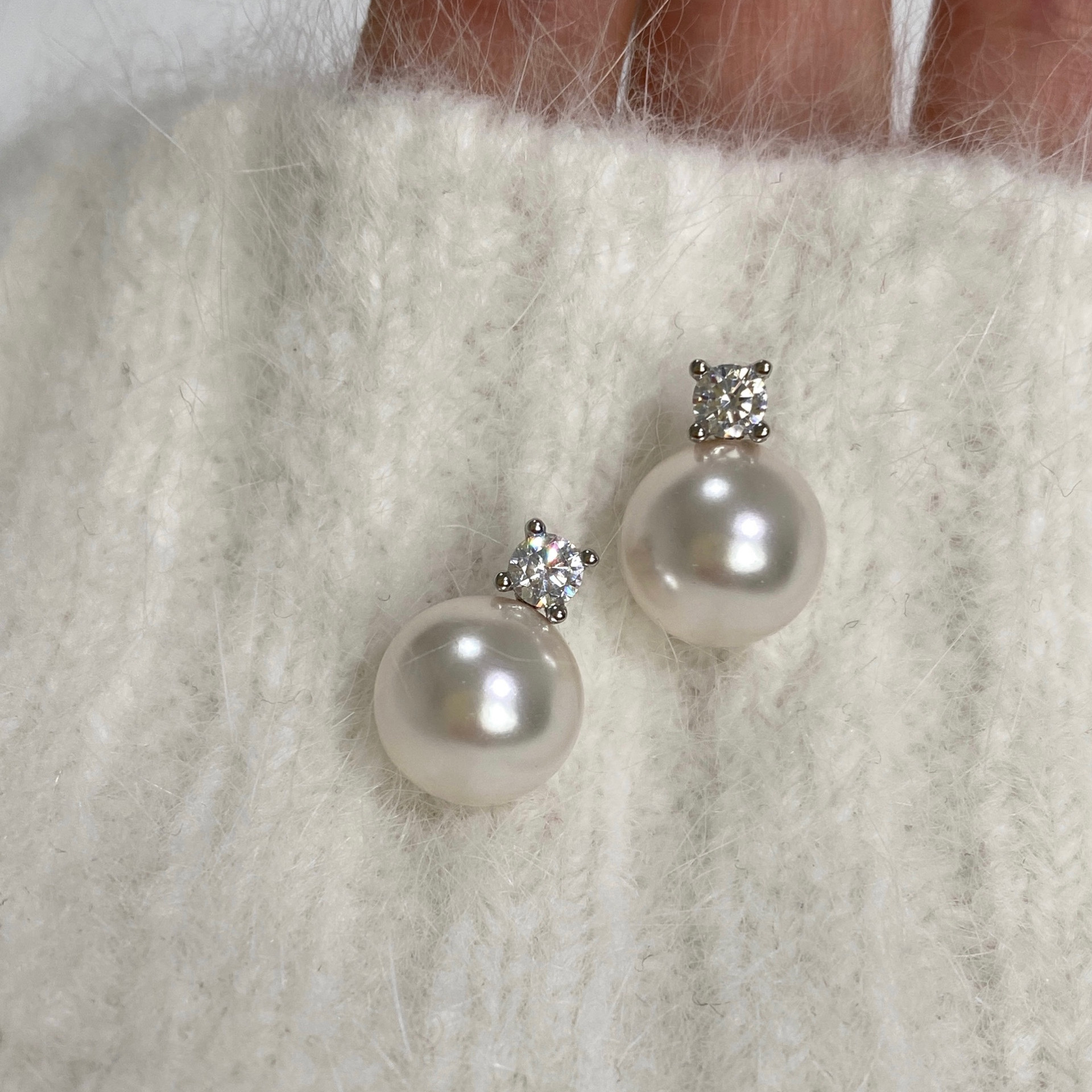 2:12mm white pearl 0987