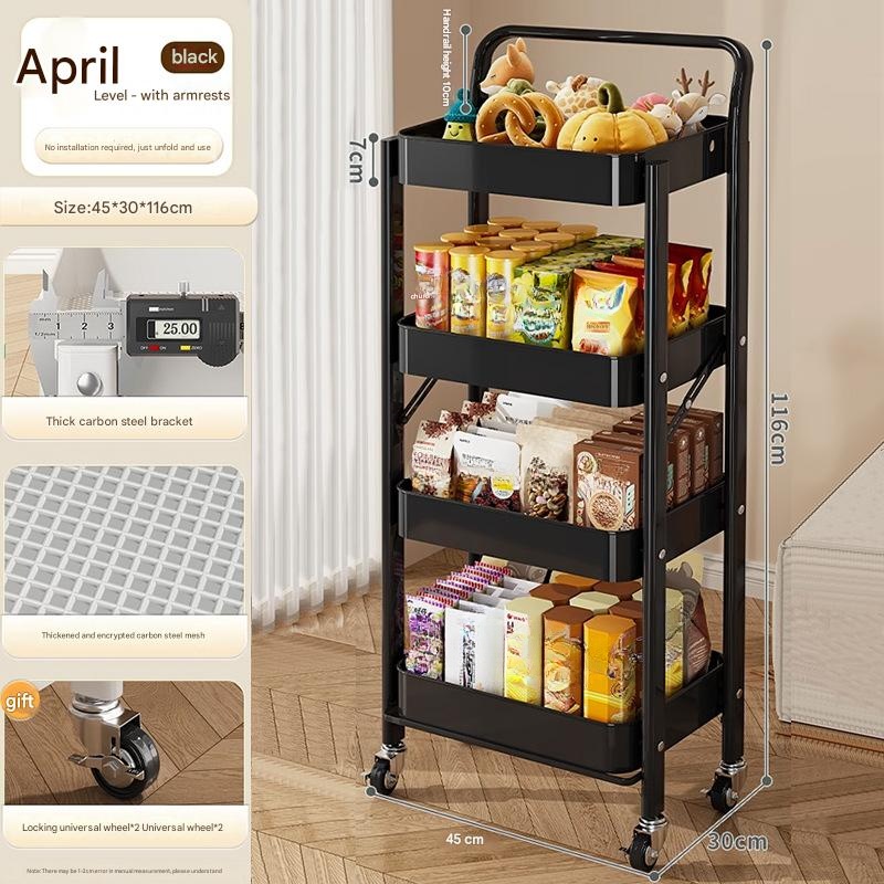 black 4-layer with handle