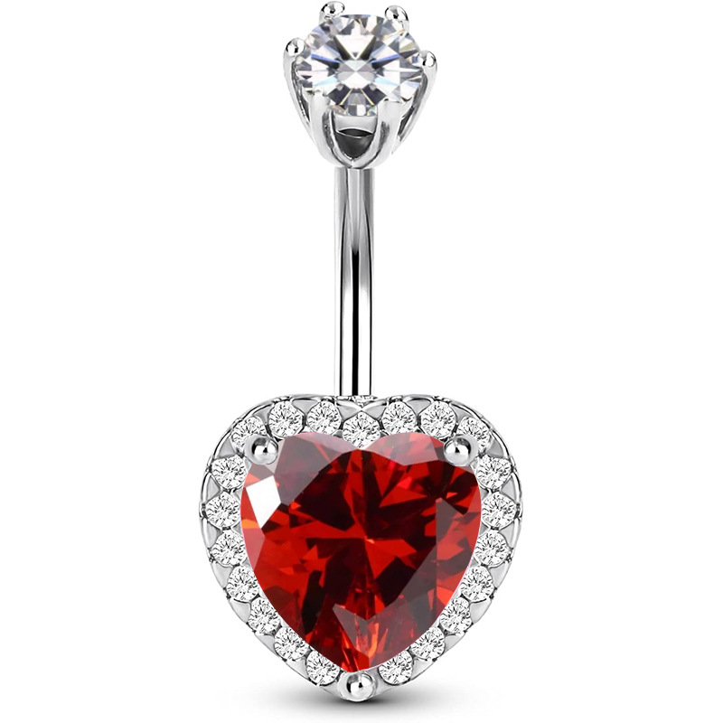 1:Red zirconium white zirconium 6 claw head