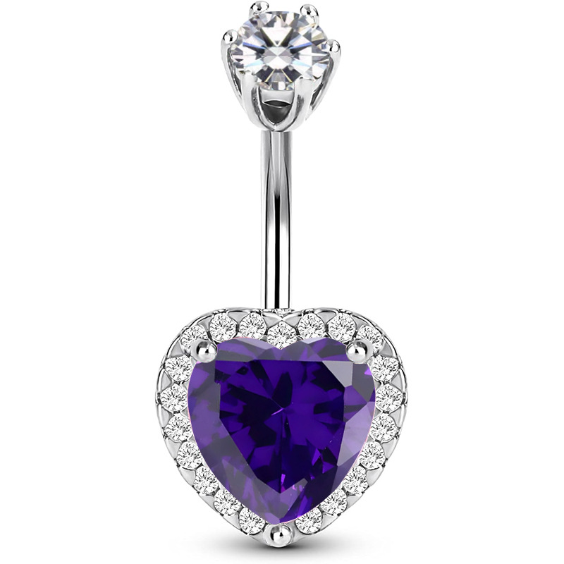 2:Purple zirconium white zirconium 6 claw head