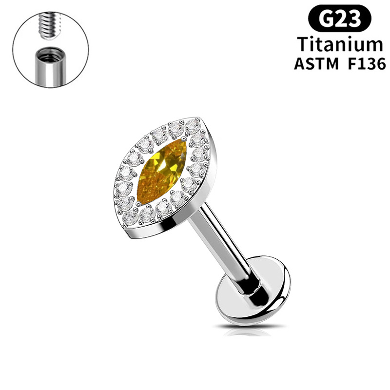 Yellow zirconium 1.0*6mm