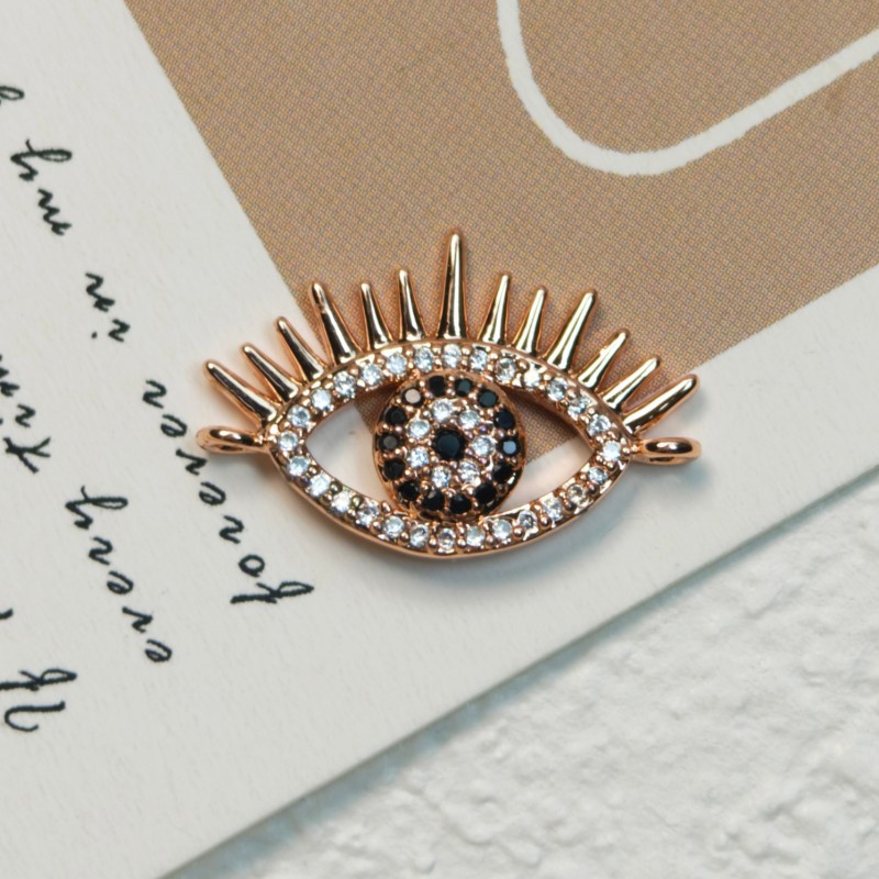 6:Rose gold black zirconium-22mmx15mm