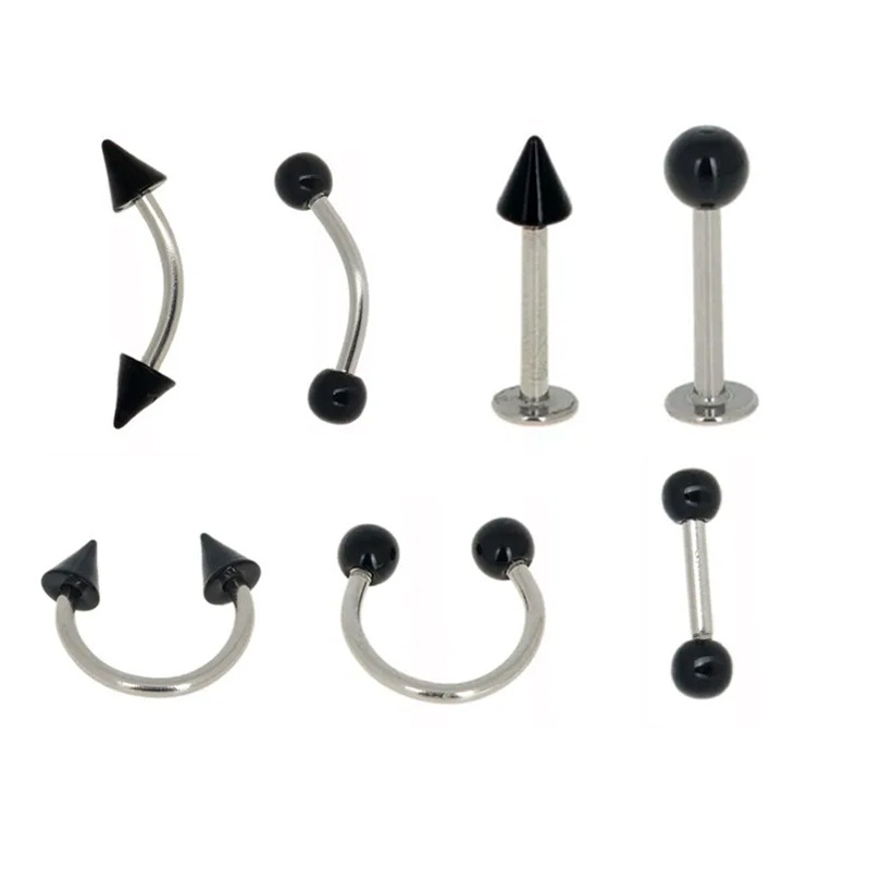 17:Black seven-piece suit