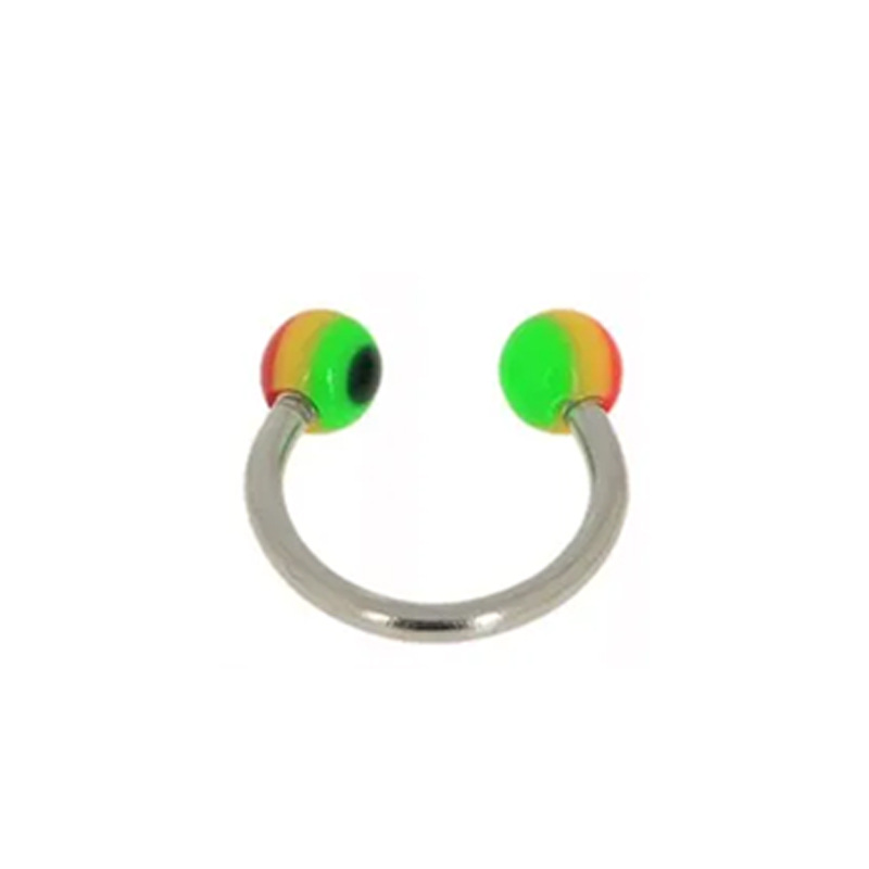 F nose ring ball (1.2*10*3mm)
