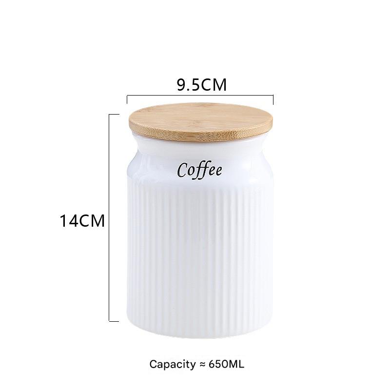 White Coffee Sealed jar