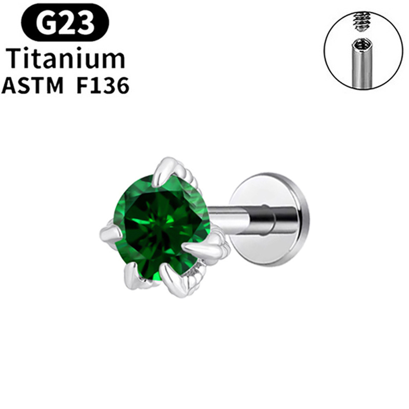 6:Green (5mm zircon)