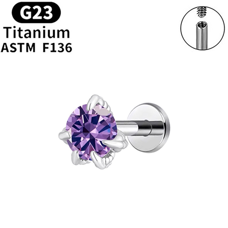 7:Purple (5mm zircon)