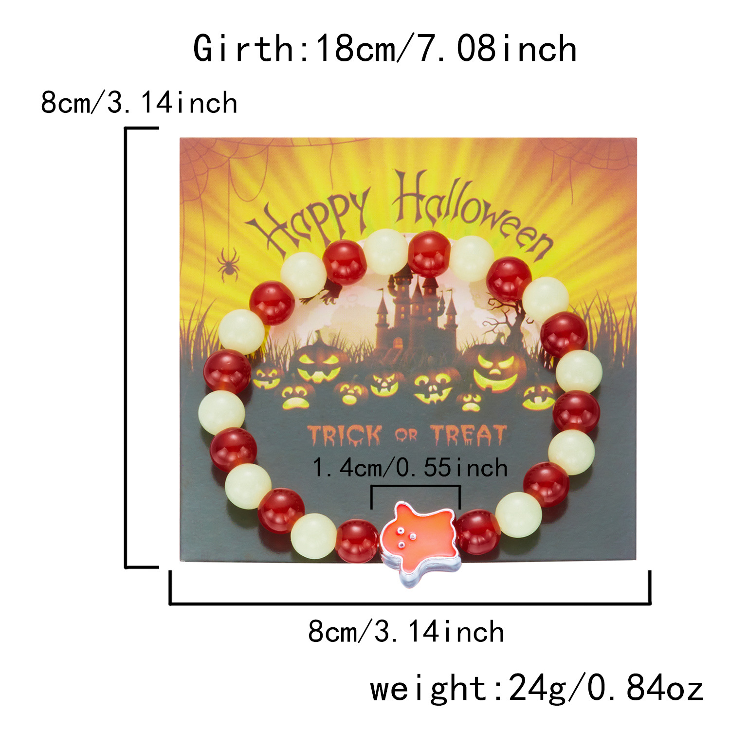 1:橙色幽灵手串