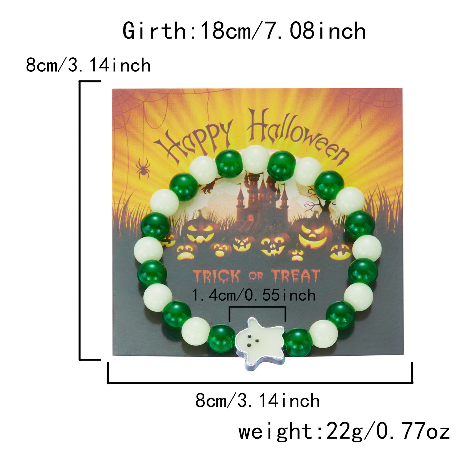 4:绿色幽灵手串