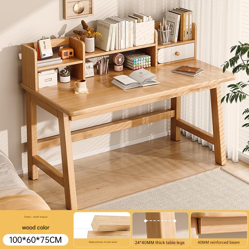 [ordinary table frame combination] log color 100*60*75cm