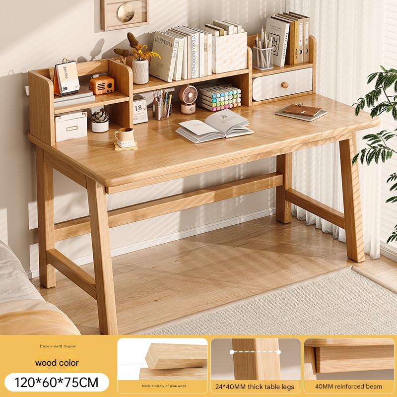 [ordinary table frame combination] log color 120*60*75cm