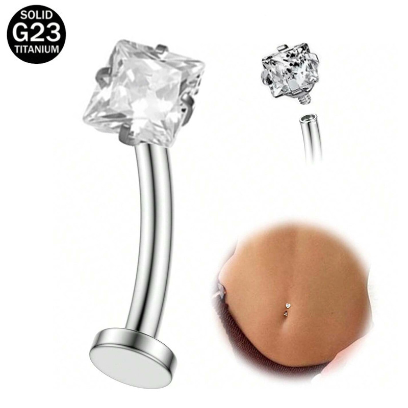 White cubic zirconia (m1.2) 1.6*8*5mm