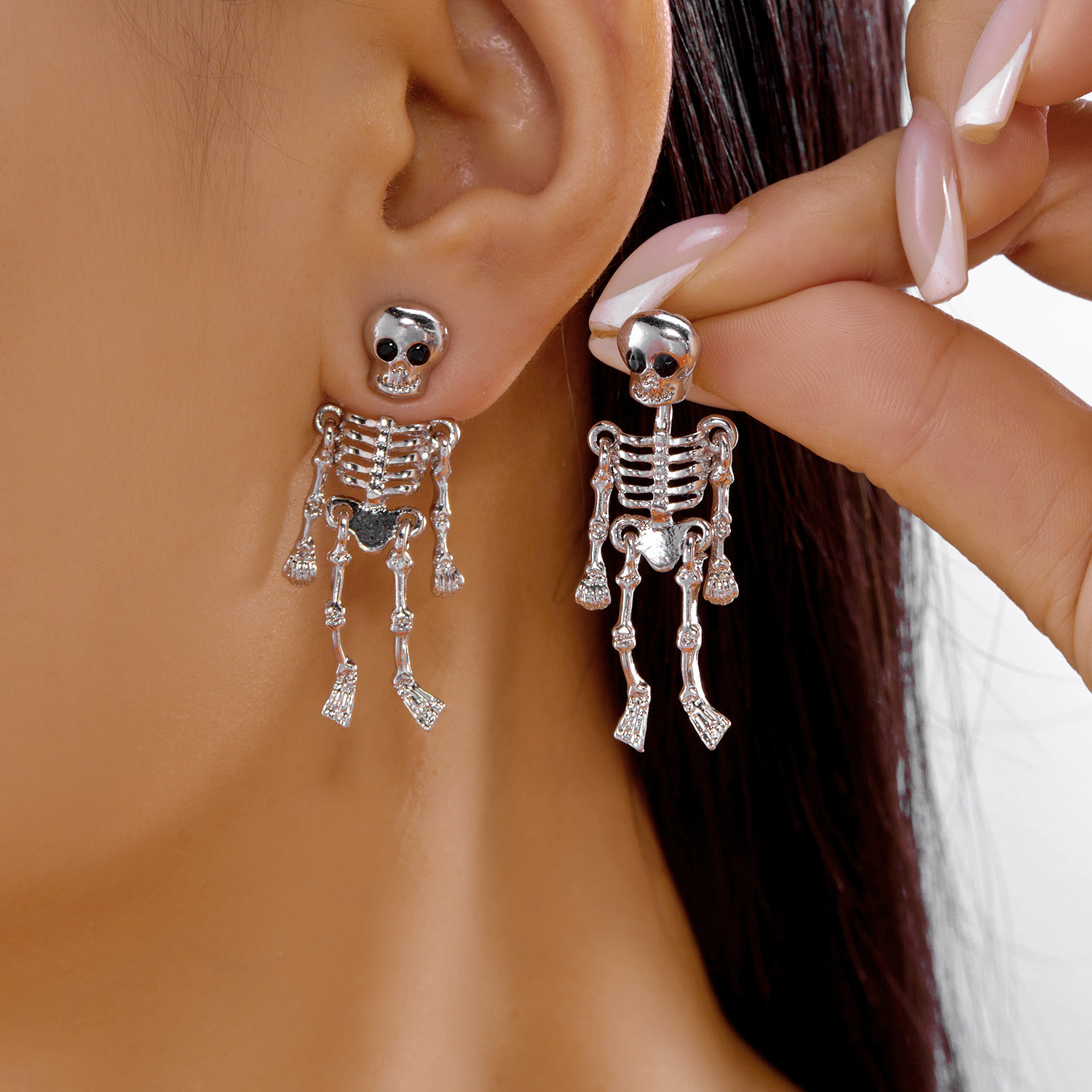 5:Skull earrings er25y0145