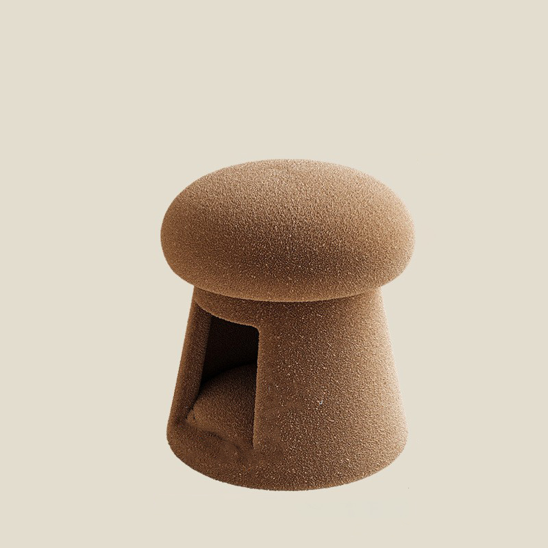 [Cashmere Cat Nest Stool] brown