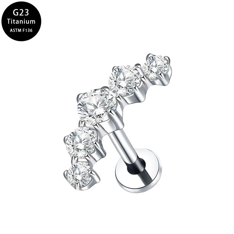 White zirconium 1.2*6mm