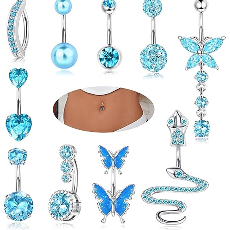 3:Lake blue 10-piece set