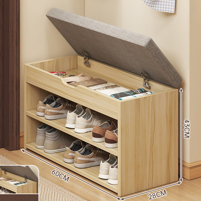 [double-layer flip top] 60cm maple wood color