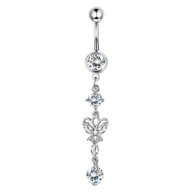 4:Middle butterfly - silver