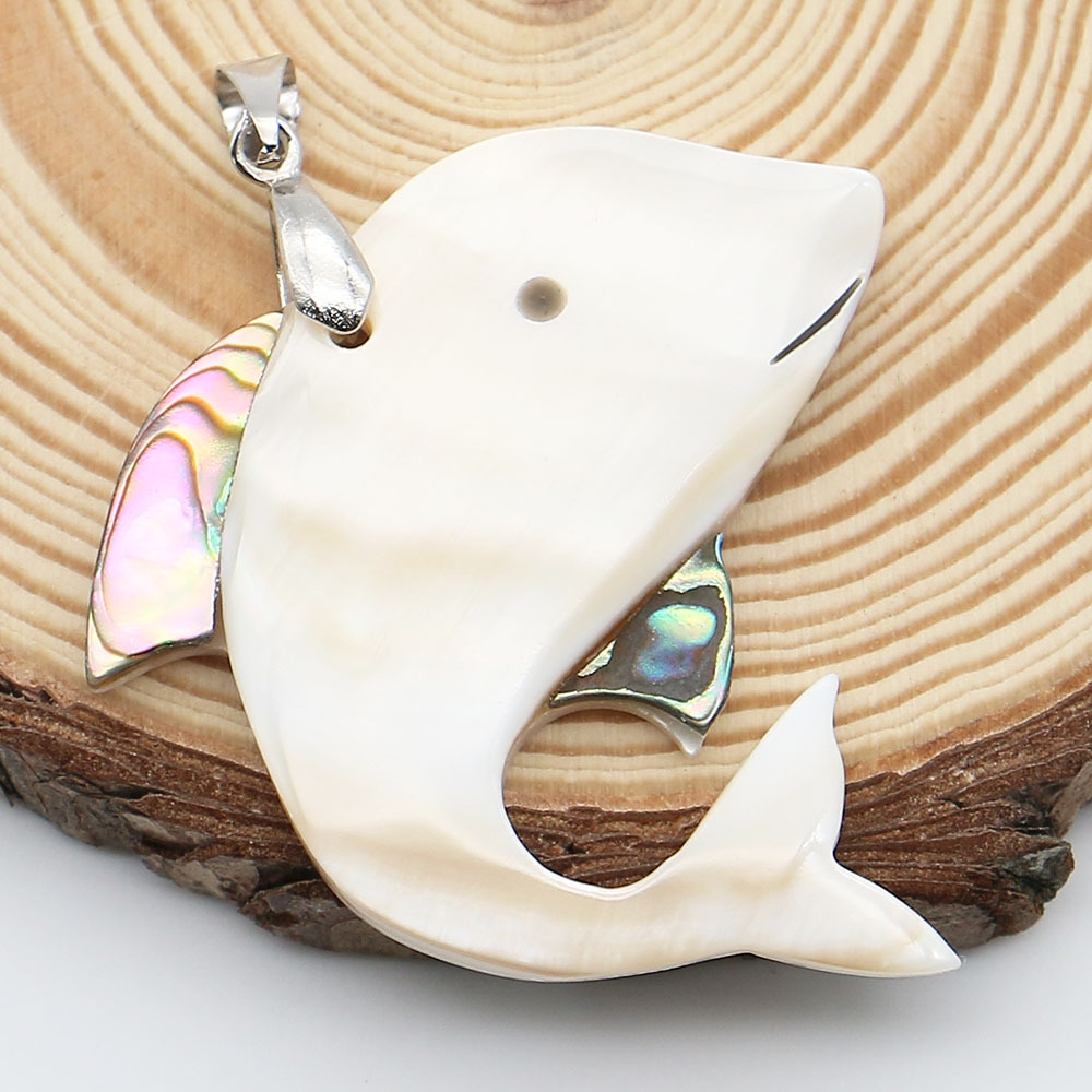 2:Dolphin pendant 44x56mm