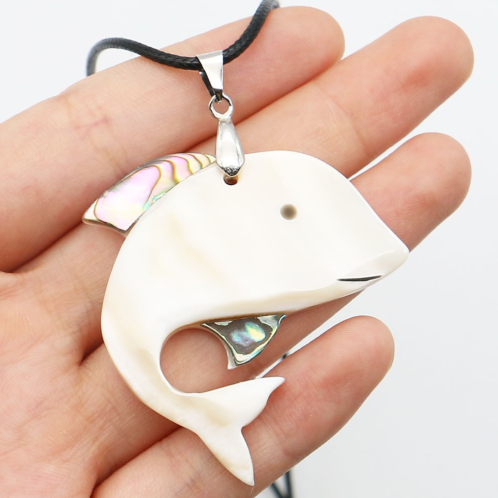 6:Dolphin necklace, 44x56mm