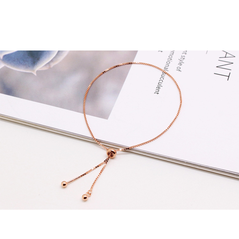 4 couleur or rose plaqué