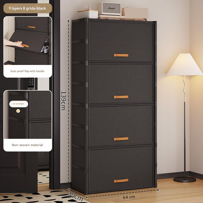 black- 9-layer 8-compartment 64cm