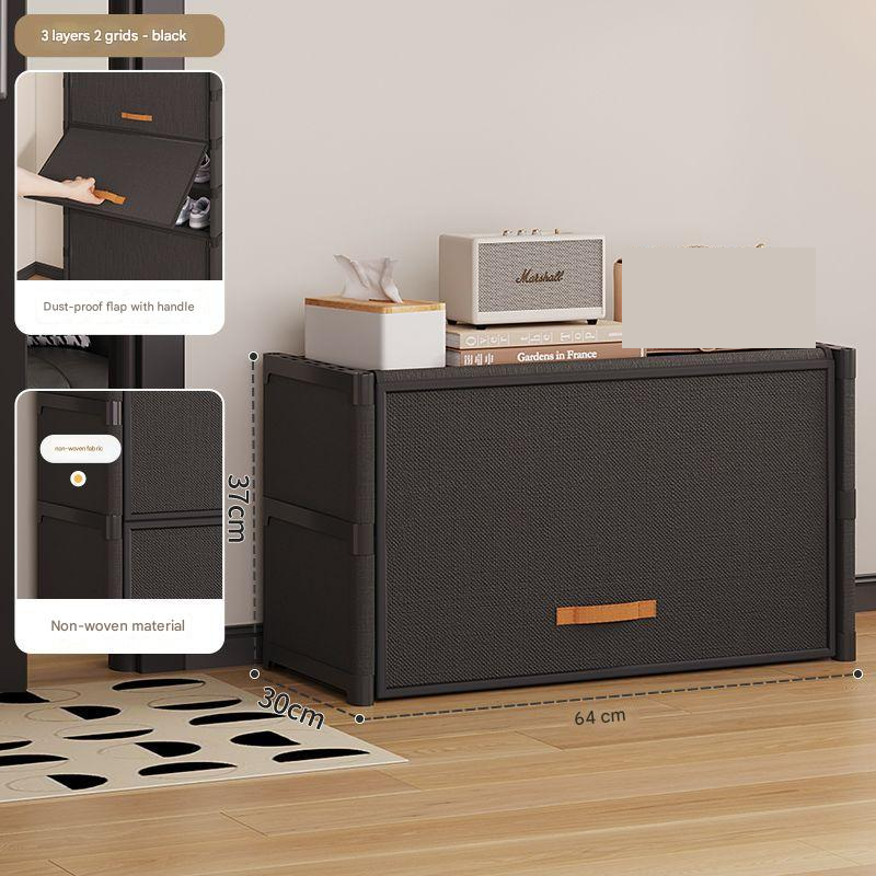 black- 3-layer 2-compartment 64cm