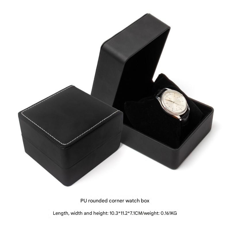 Rounded corner-Black (frosted surface)