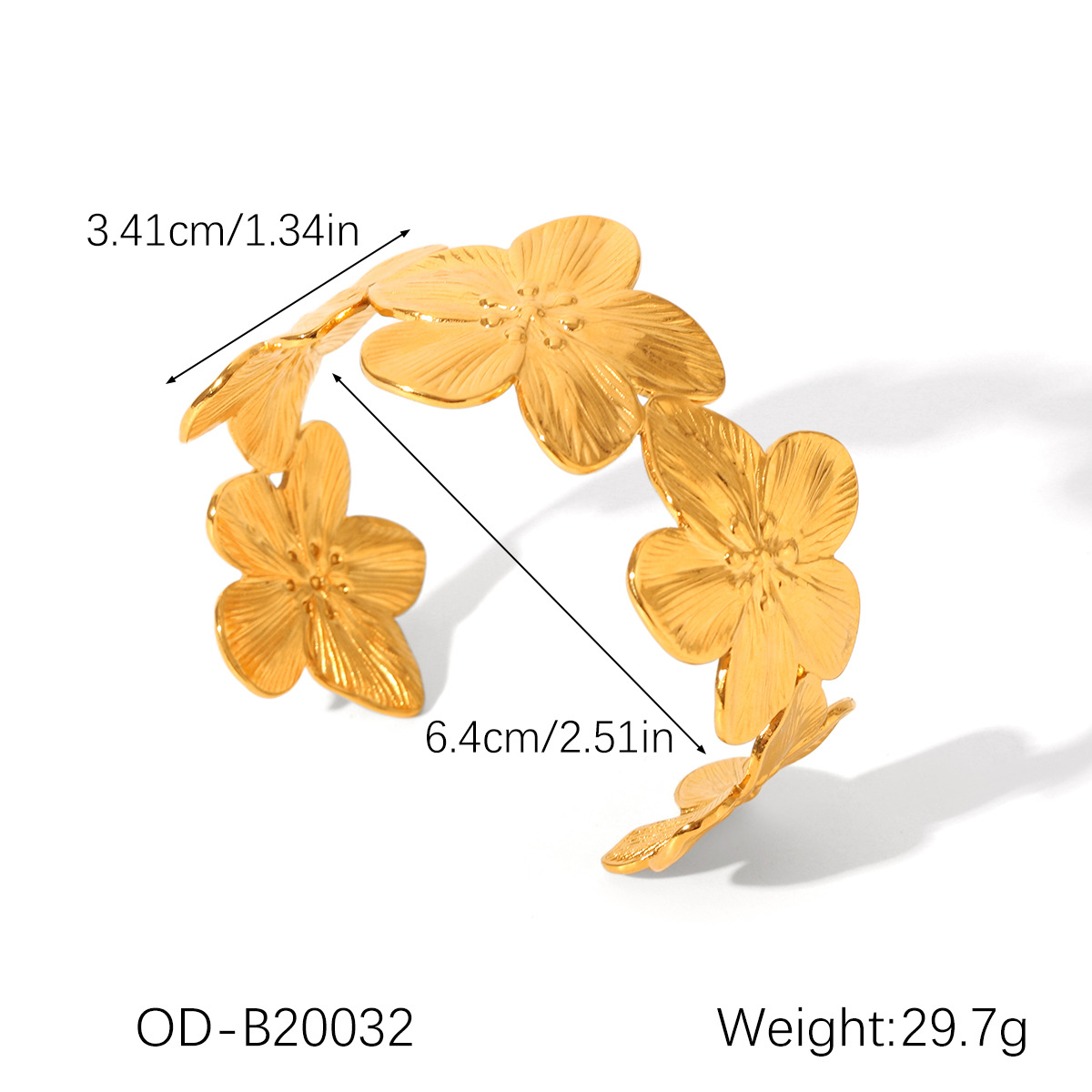 5:Od-b20032 flower opening bracelet