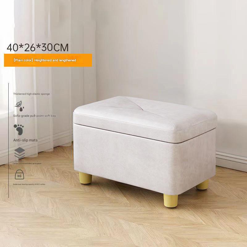 Extended high stool [storable] plain color