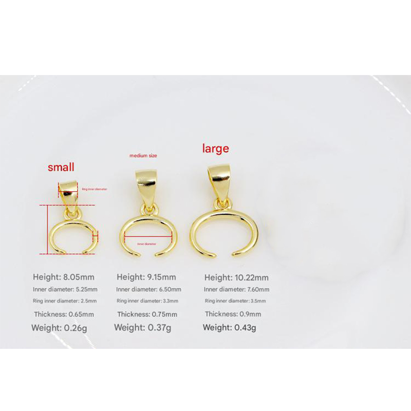 gold color plated 5.25mm