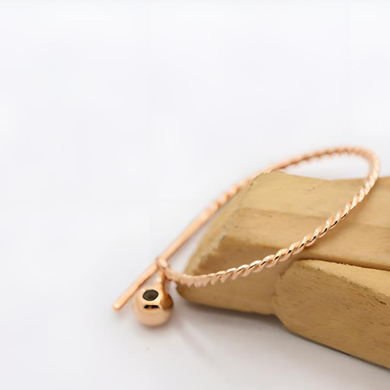 rose gold color plated 23mm