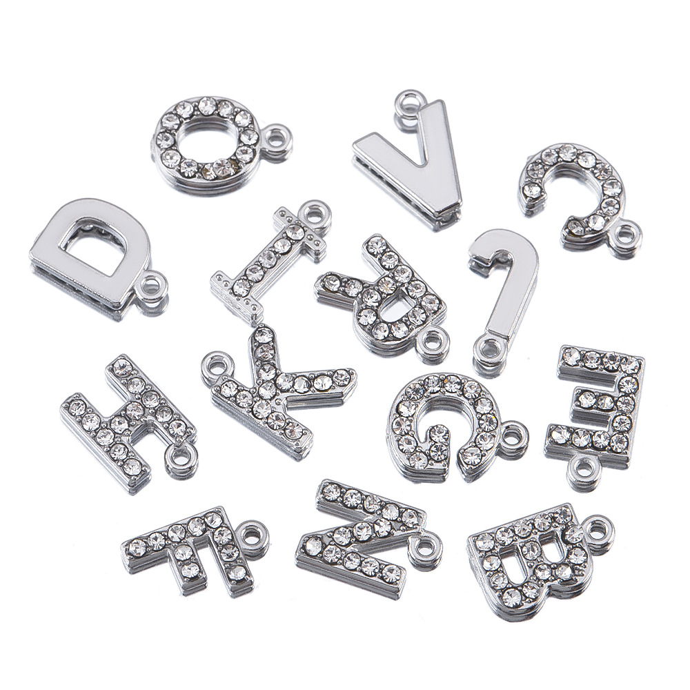 26 steel-colored white diamonds per set